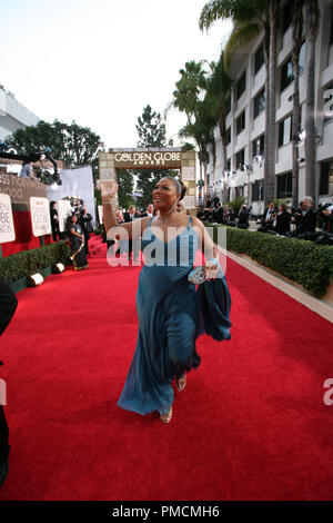 Gli arrivi al 'la 63rd Annuale di Golden Globe Awards' Queen Latifah 16-01-2006 Riferimento File # 1081 083PLX per solo uso editoriale - Foto Stock