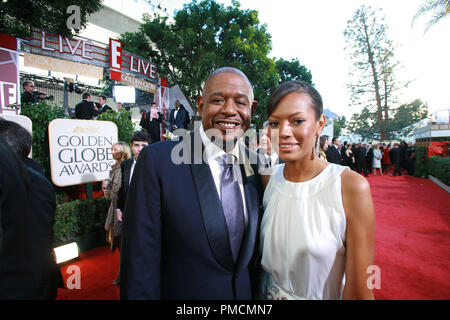 Hollywood Foreign Press Association presenta il 2007 'Golden Globe Awards - 64th annuale" (arrivi) Forest Whitaker, Keisha Whitaker 1-15-07 Foto Stock