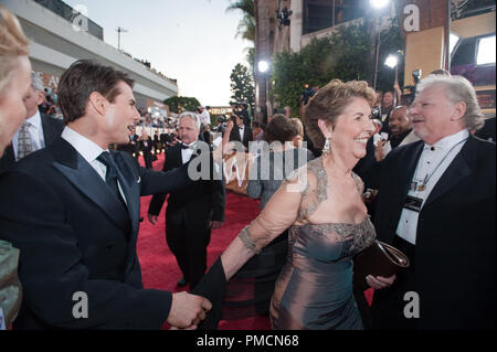La Hollywood Foreign Press Association presenta 'il Golden Globe Awards - 66annuale", Tom Cruise, Mary Lee Mapother 1-11-2009 Foto Stock