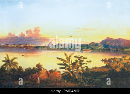 Rio de Janeiro. Data/Periodo: 1844. La pittura. Olio su tela. Autore: ALESSANDRO CICCARELLI. Foto Stock