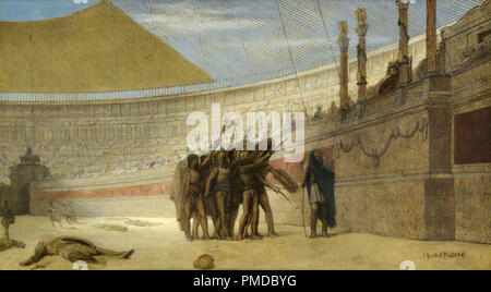 Gerome Jean-Léon - Ave Cesare Morituri Te Salutant 1 Foto Stock