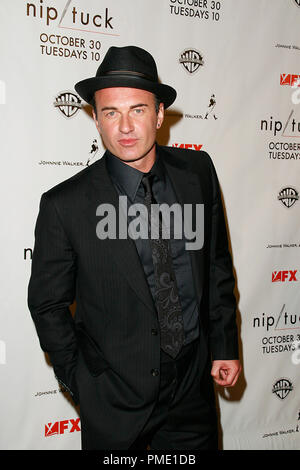 Nip / Tuck Stagione 5 Premiere lo screening di Julian McMahon 10-20-2007 / Paramount Theatre / Hollywood, CA/ FX / © Giuseppe Martinez / Picturelux - Tutti i diritti riservati Riferimento File # 23220 0001PLX per solo uso editoriale - Tutti i diritti riservati Foto Stock