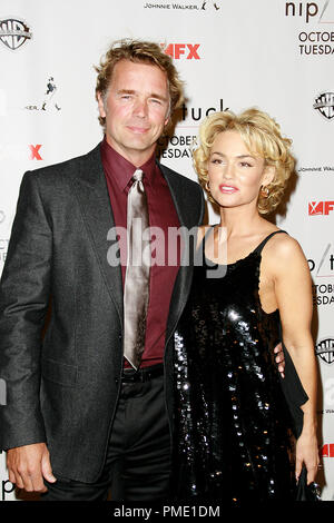 Nip / Tuck Stagione 5 Premiere lo screening di John Schneider e Kelly Carlson 10-20-2007 / Paramount Theatre / Hollywood, CA/ FX / © Giuseppe Martinez / Picturelux - Tutti i diritti riservati Riferimento File # 23220 0009PLX per solo uso editoriale - Tutti i diritti riservati Foto Stock