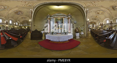 Visualizzazione panoramica a 360 gradi di Giovanni Battista chiesa cattolica - Altare di estensione