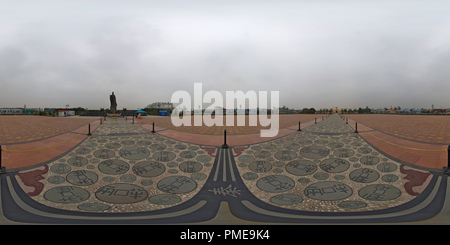 Visualizzazione panoramica a 360 gradi di Shangqiu City Business Santuario ancestrale 4-(Wang Hai statua)