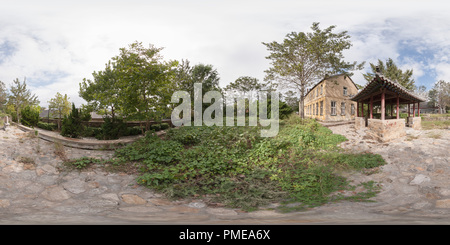 Visualizzazione panoramica a 360 gradi di Il primo sito della British Pacifico flotta, Weihai - il primo sito della British Pacifico Comando della Flotta