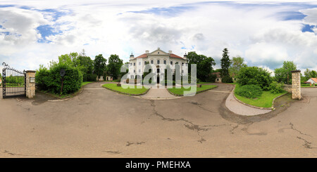 Visualizzazione panoramica a 360 gradi di Castello su Szirák, Ungheria