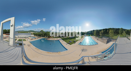 Visualizzazione panoramica a 360 gradi di Mach Blau Sport & Familienbad Denzlingen