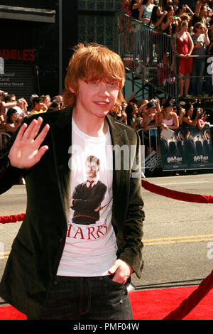 Harry Potter e l'ordine di Phoenix (Premiere) Rupert Grint 6-8-2007 / Grauman's Chinese Theater / Hollywood, CA / Warner Brothers / Foto di Giuseppe Martinez Riferimento File # 23109 0001PLX per solo uso editoriale - Tutti i diritti riservati Foto Stock