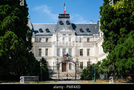Haute-savoie prefettura Regione vista frontale in Annecy Francia Foto Stock