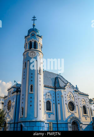 Chiesa di Santa Elisabetta di Bratislava, conosciuta anche come la Chiesa blu Foto Stock