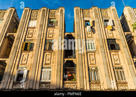 Una tipica vista in Havana in Cuba Foto Stock