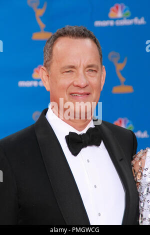 Tom Hanks presso la sessantaduesima annuale di Primetime Emmy Awards che si è tenuto presso il Nokia Theatre di Los Angeles, CA, 29 agosto 2010. Foto © Giuseppe Martinez/Picturelux - Tutti i diritti riservati. Riferimento al file # 30450 194JM per solo uso editoriale - Foto Stock