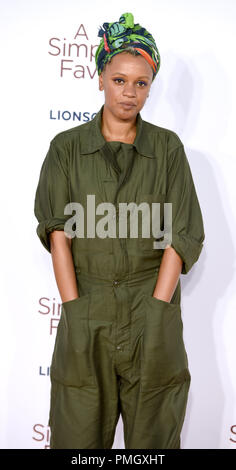 Foto deve essere accreditato ©Alpha premere 079965 17/09/2018 Gemma Cairney a UK Premiere di un semplice favore presso il BFI Southbank di Londra Foto Stock