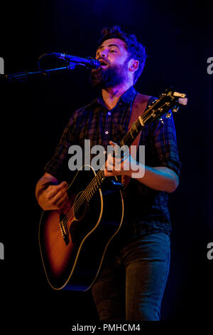 Milano, Italia. Xviii Sep 2018. Passeggero, pseudonimo di Michael David Rosenberg, suona dal vivo all'Alcatraz di Milano, Italia, il 18 settembre 2018 Credit: Mairo Cinquetti/Alamy Live News Foto Stock