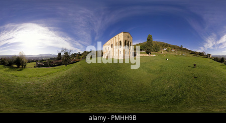 Visualizzazione panoramica a 360 gradi di Santa Maria del Naranco-SE