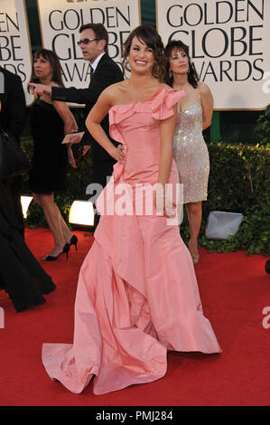 Lea Michele a sessantottesima Annuale di Golden Globe Awards presso il Beverly Hilton Hotel. Gennaio 16, 2011 Beverly Hills, CA Foto di CCR / PictureLux Riferimento File # 30825 072 per solo uso editoriale - Tutti i diritti riservati Foto Stock