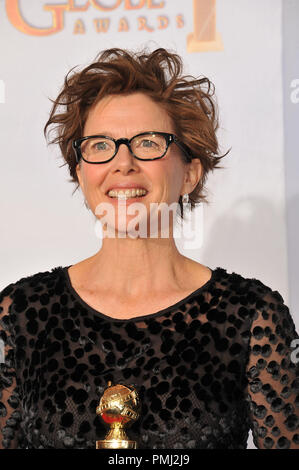 Annette Bening nel corso della sessantottesima Annuale di Golden Globe Awards presso il Beverly Hilton Hotel. Gennaio 16, 2011 Beverly Hills, CA Foto di CCR / PictureLux Riferimento File # 30825 217 per solo uso editoriale - Tutti i diritti riservati Foto Stock