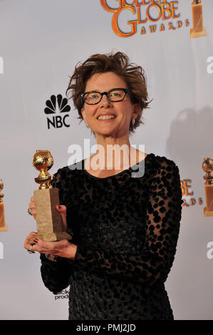 Annette Bening nel corso della sessantottesima Annuale di Golden Globe Awards presso il Beverly Hilton Hotel. Gennaio 16, 2011 Beverly Hills, CA Foto di CCR / PictureLux Riferimento File # 30825 218 per solo uso editoriale - Tutti i diritti riservati Foto Stock