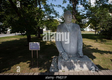 Brezhnev in Muzeum Park di Mosca, Russia Foto Stock