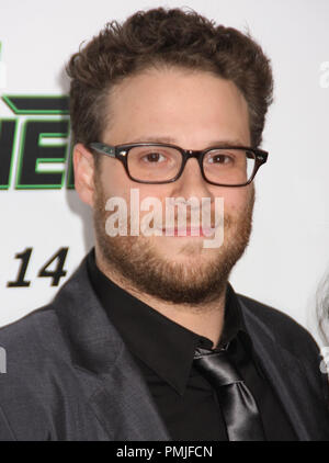 Seth Rogen presso il Los Angeles Premiere del Hornet verde svoltasi presso il Grauman's Chinese Theatre a Hollywood, CA il lunedì, 10 gennaio 2011. Foto di Pedro Ulayan Pacific Rim Photo Press / PictureLux Foto Stock