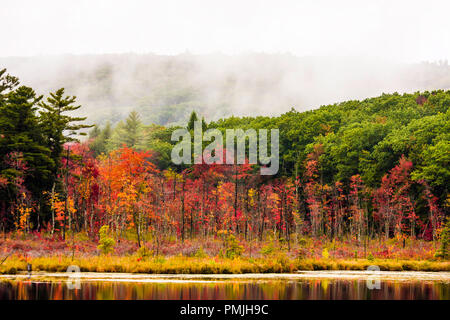 Autunno Pond   Norfolk, Connecticut, Stati Uniti d'America Foto Stock