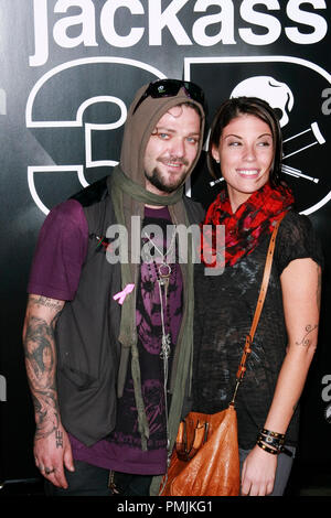 Bam Margera alla premiere di Paramount Picture "Jackass 3D'. Gli arrivi presso Grauman's Chinese Theatre a Hollywood, CA, 13 ottobre 2010. Foto di Giuseppe Martinez / PictureLux Riferimento File # 30569 002PLX per solo uso editoriale - Tutti i diritti riservati Foto Stock