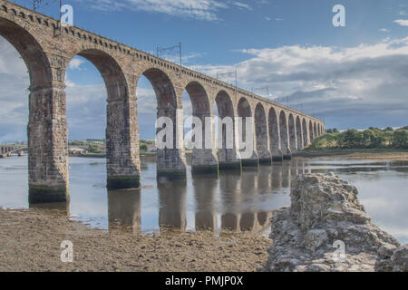 Berwick bridge Foto Stock