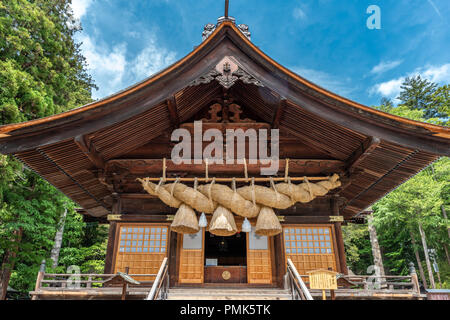 Suwa Taisha(Grand santuario) Shimosha Akimiya, in Giappone Foto Stock