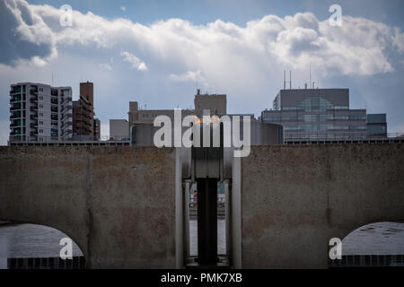 HIROSHIMA, Giappone - Feb 05, 2018: la fiamma eterna della Pace di Hiroshima memorial park Foto Stock