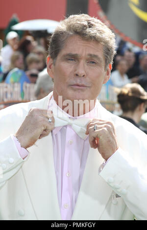 David Hasselhoff alla premiere di Universal Pictures' "hop". Arrivi presso gli Universal Studios di Hollywood in città universale, CA, 27 marzo 2011. Foto: Richard Chavez / PictureLux Foto Stock