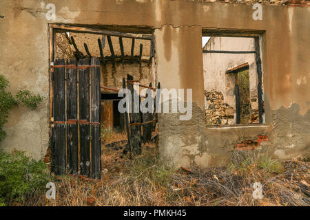 Ledra Street, parte della linea verde zona di buffer sorvegliata dalle Nazioni Unite e ora si separa il nord e il sud di Cipro in seguito alla guerra del 1974. Foto Stock