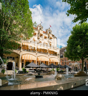 Amsterdam, Lug 22: vista esterna della American Hotel Amsterdam il Lug 22, 2017 a Amsterdam, Paesi Bassi Foto Stock