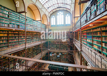 Amsterdam, Lug 22: vista dell'interno del Museo Rijks museum il Lug 22, 2017 a Amsterdam, Paesi Bassi Foto Stock