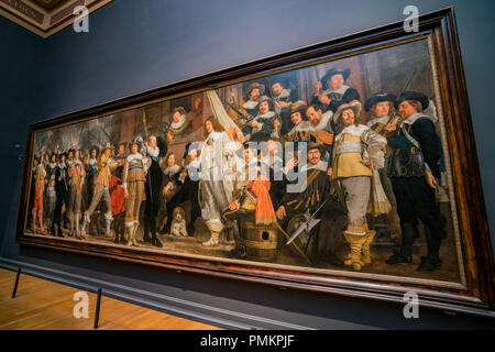 Amsterdam, Lug 22: vista dell'interno del Museo Rijks museum il Lug 22, 2017 a Amsterdam, Paesi Bassi Foto Stock