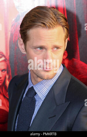 Alexander Skarsgard presso il Los Angeles Premiere di HBO la serie True Blood Stagione 4. Gli arrivi presso il Dome Glossari Affini a Hollywood, CA, 21 giugno 2011. Foto di: R.Anthony / PictureLux Foto Stock