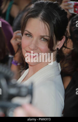 Evangeline Lilly 10/02/2011,Real acciaio, premiere, Universal City Walk, Città universale, foto di Manae Nishiyama/ HollywoodNewsWire.net/ PictureLux Foto Stock