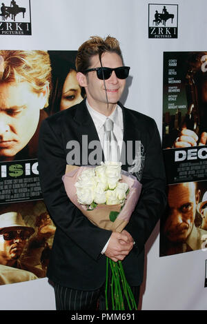 Corey Feldman alla Premiere di "decisioni" & Celebrazione della vita di attore Corey Haim. Gli arrivi presso il Writer's Guild Theatre di Beverly Hills, CA, 10 aprile 2011. Foto di Joe Martinez / PictureLux Foto Stock