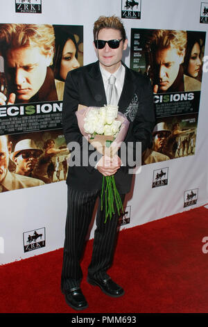 Corey Feldman alla Premiere di "decisioni" & Celebrazione della vita di attore Corey Haim. Gli arrivi presso il Writer's Guild Theatre di Beverly Hills, CA, 10 aprile 2011. Foto di Joe Martinez / PictureLux Foto Stock