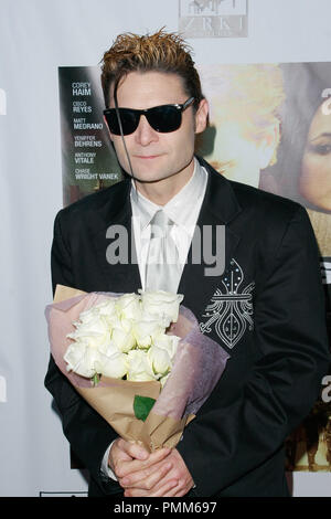 Corey Feldman alla Premiere di "decisioni" & Celebrazione della vita di attore Corey Haim. Gli arrivi presso il Writer's Guild Theatre di Beverly Hills, CA, 10 aprile 2011. Foto di Joe Martinez / PictureLux Foto Stock