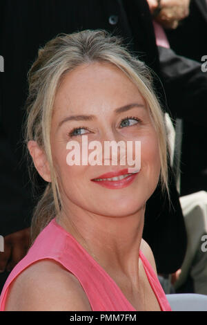 Sharon Stone all'Hollywood Camera di Commercio cerimonia in onore di Jane Morgan con una stella sulla Hollywood Walk of Fame in Hollywood, CA, 6 maggio 2011. Foto di Joe Martinez / PictureLux Foto Stock
