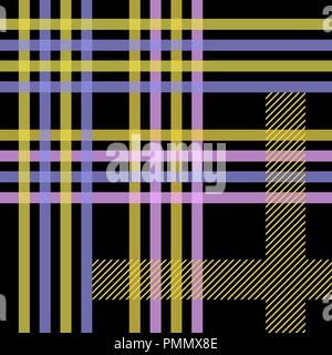 In Tartan pattern seamless controllare il design inglese per stoffa, plaid texture Illustrazione Vettoriale
