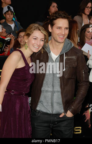 Peter Facinelli alla premiere di Lionsgate 'i Giochi della fame". Gli arrivi presso Nokia Theater L.A. Vive a Los Angeles, CA, marzo, 12, 2012. Foto di Joe Martinez / PictureLux Foto Stock