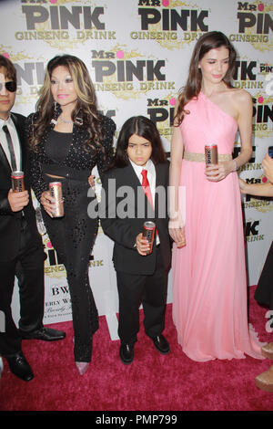 Il principe Michael Jackson, La Toya Jackson, Blanket Jackson, Monica Gabor 10/11/2012 il Sig. Rosa Drink Ginseng Launch Party tenuto presso Regent Beverly Wilshire Hotel di Beverly Hills, CA Foto di Kazuki Hirata / HNW / PictureLux Foto Stock