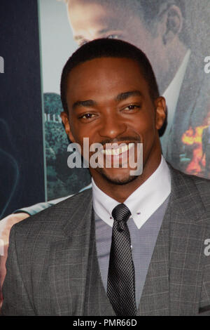Anthony Mackie alla premiere di Warner Bros Foto" "Gangster Squad'. Gli arrivi presso Grauman's Chinese Theatre a Hollywood, CA, 7 gennaio 2013. Foto di Joe Martinez / PictureLux Foto Stock