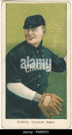 Bill Burns, Chicago White Sox, baseball card ritratto Foto Stock