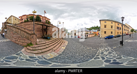 Visualizzazione panoramica a 360 gradi di Banská Štiavnica