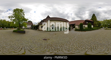 Visualizzazione panoramica a 360 gradi di Ingresso del cimitero Iserlohn