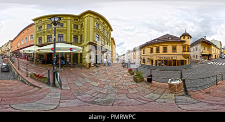 Visualizzazione panoramica a 360 gradi di Banska Stiavnica