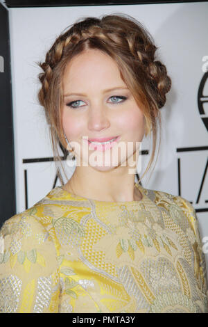 Jennifer Lawrence 01/12/2013 La trentottesima annuale di Los Angeles Film Critics Association Awards tenutosi presso InterContinental Hotel di Los Angeles, CA Foto di Izumi Hasegawa / HNW / PictureLux Foto Stock